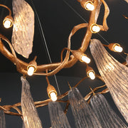 Round Waterfall Chandelier