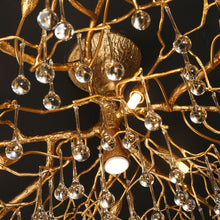 Load image into Gallery viewer, Modern Branch Clear Crystal Dew Drop Ceiling Light
