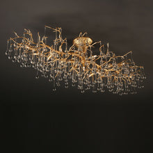 Load image into Gallery viewer, Modern Branch Clear Crystal Dew Drop Ceiling Light