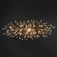 Load image into Gallery viewer, Modern Branch Ellipse Ceiling Light with Clear Crystal Flower Drop
