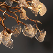 Glass Leaves Modern Branch Chandelier Light D39.3