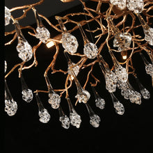 Load image into Gallery viewer, Modern Branch Chandelier Light Drop Flower D31.5&quot;