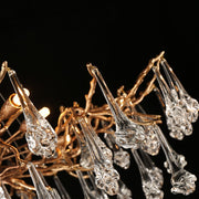 Modern Branch Chandelier Light Drop Flower D31.5