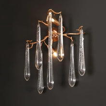 Load image into Gallery viewer, Modern Branch Bubbled Long Drop Wall Sconce