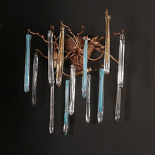Load image into Gallery viewer, Modern Branch Colored Icicle  Wall Sconce