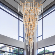 Claudia Crystal branch chandelier H 94.49
