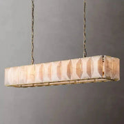 Harlowe Calcite Rectangular Chandelier 74