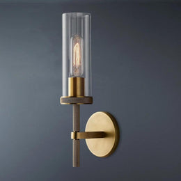 Lambeths Knurled Short Style Grand Wall Sconce 14