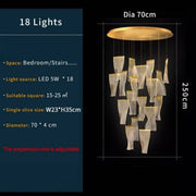 Sali Modern Suspension Round Chandelier