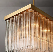 Cielo Glass Tube Linear Chandelier 54
