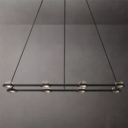 Éclatant Planet Rectangular Chandelier