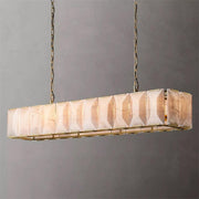Harlowe Calcite Rectangular Chandelier 74