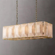 Harlowe Calcite Rectangular Chandelier 42