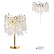 Paul Modern Clear Crystal Standing Floor Lamp
