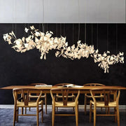 Gingko Porcelain  Chandelier, Modern Branch Chandelier