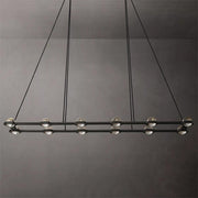 Éclatant Planet Rectangular Modern Chandelier