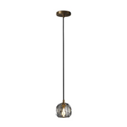 Mangata Smoke Crystal Kitchen Pendant Light