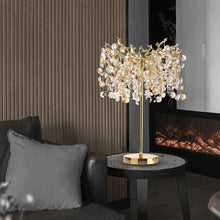 Load image into Gallery viewer, North Modern Crystal Gold Table Lamp for Living Room