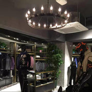 Filament Vintage Round chandelier 26