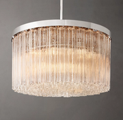 Cielo Glass Tube Round Chandelier 36