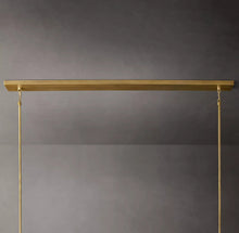 Load image into Gallery viewer, Boule De Cristal Clear Glass Minimalist Linear Chandelier Light 60&quot;
