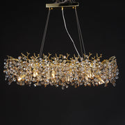 North Hotel Crystal Chandelier Modern Home Pendant Light
