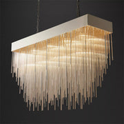 Whitely Square Chandelier 54'', Luxury Home Decor Lamp