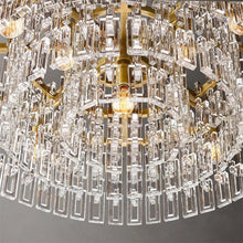 Load image into Gallery viewer, Templa Round Glass Chandelier 36&quot;
