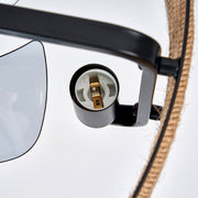 Maeve modern crystal 6-Speed Ceiling Fan Light Led Natural Wind, 30W, E12 x4 for living room