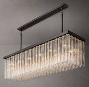 Caesar Glass Tube Linear Chandelier 72