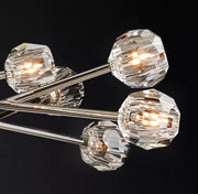 Boule De Cristal Clear Glass Ball Modern Round Chandelier Light 60