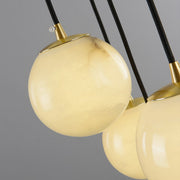 Yanna Long chandelier for Duplex staircase light lucite