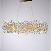 North Hotel Crystal Chandelier Modern Home Pendant Light