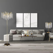 Neve Modern Crystal Branch Floor Lamps