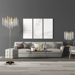 Neve Modern Crystal Branch Floor Lamps