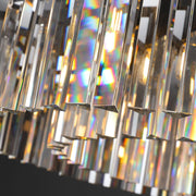 1920s Odeon Crystal Round Chandelier for Living Room, Interior lighting