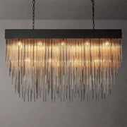 Whitely Square Chandelier 54'', Luxury Home Decor Lamp