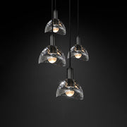 Raquel Dining Room Crystal Pendant Light Black