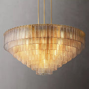 Sirene Clear/Smoke Glass Round Chandelier 52