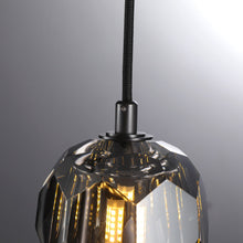Load image into Gallery viewer, Mangata Smoke Crystal Kitchen Pendant Light
