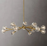 Boule De Cristal Clear Glass Ball Modern Round Chandelier Light 48