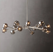 Boule De Cristal Smoke Glass Ball Modern Round Chandelier Light 48