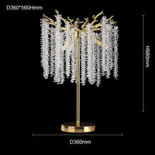 Load image into Gallery viewer, Neve Modern Crystal Branch Table Lamp