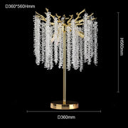 Neve Modern Crystal Branch Table Lamp