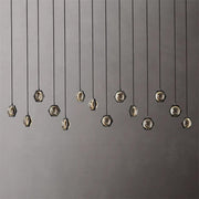 Éclatant Planet Linear Chandelier, Modern lights decoration