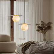 Ronnie Alabaster Pendant Lamp, Glamorous Marble Pendant