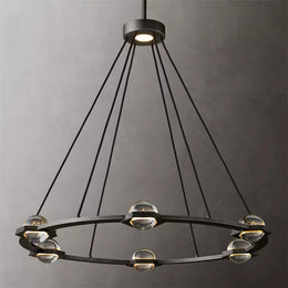 Éclatant Planet Round Chandelier