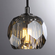 Load image into Gallery viewer, Mangata Smoke Crystal Kitchen Pendant Light
