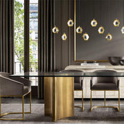 Éclatant Planet Linear Chandelier, Modern lights decoration