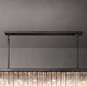Caesar Glass Tube Linear Chandelier 72